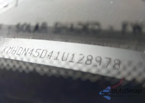 2001 Hyundai Elantra Gls from USA, damaged, VIN KMHDN45D41U128978